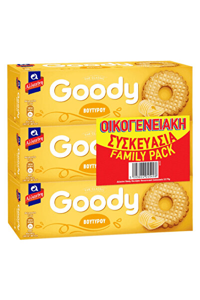 ALLATINI ΑΛΛΑΤΙΝΗ GOODY ΜΠΙΣΚΟΤΑ ΒΟΥΤΥΡΟΥ - (3x175gr.)
