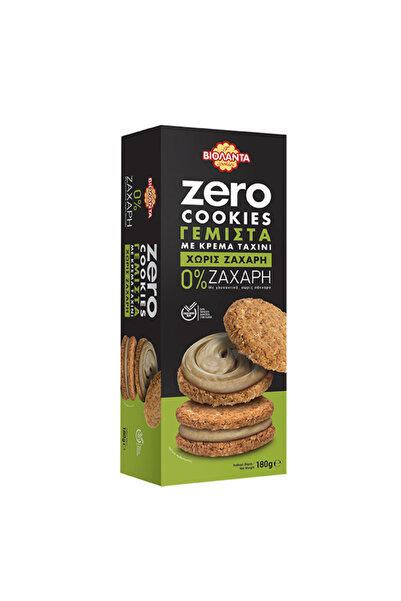 Violanta ΒΙΟΛΑΝΤΑ ZERO COOKIES 0% ΖΑΧΑΡΗ ΓΕΜΙΣΤΑ 180gr. - (ΚΡΕΜΑ TAXINI)