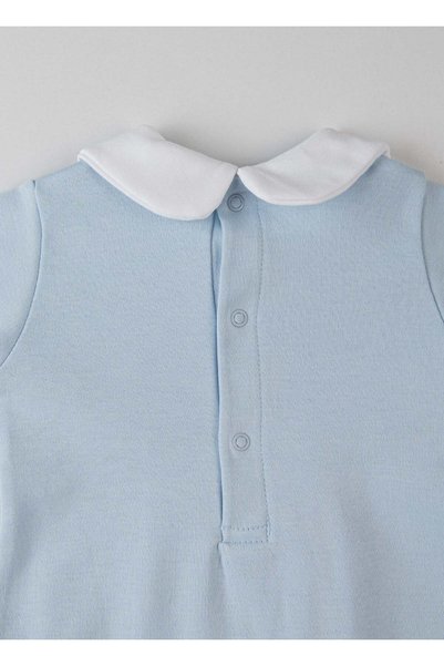 kitikate Organic Marco Bootie Jumpsuit Blue