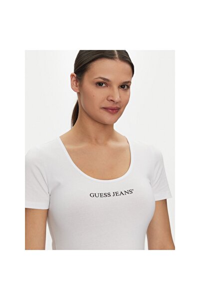Guess Jeans Body de damă W5GP25J1314 Alb