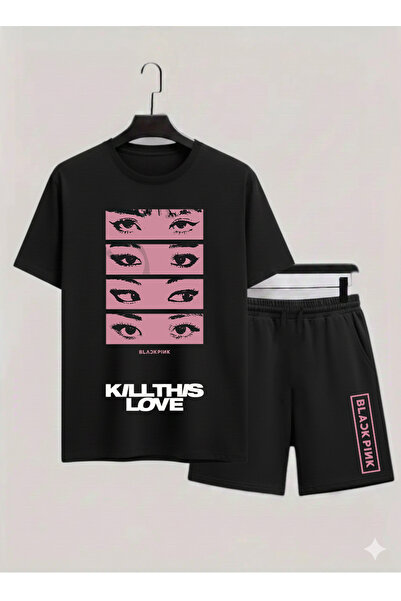 MAGORS Blackpink K-Pop Band Printed Cotton Short Sleeved Children's Tshirt-Sh...