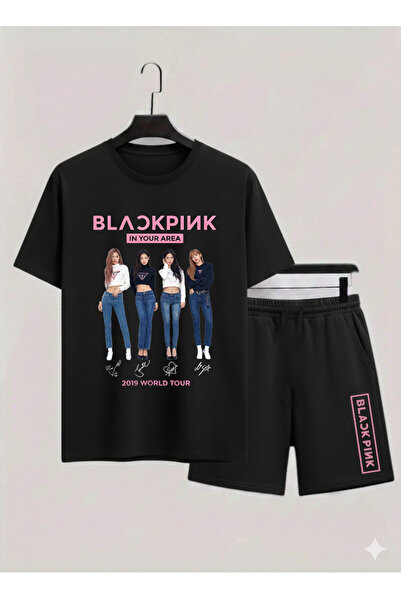 MAGORS Blackpink K-Pop Band Printed Cotton Short Sleeved Children's Tshirt-Sh...