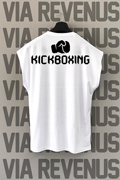 Vordevia Tricou sport cu imprimeu pe spate, fără mâneci, cu gâtul tip crewnec...