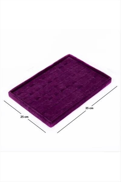 ZERO LAND Ilkestor Anfora Fabric with Nailheads (215000) Ring Tray-Purple