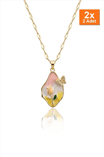 Bozhi Steel Necklace Gold 45cm Stylish Gift