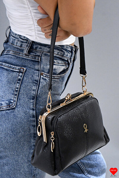 JARA Bag Vienna Women's 4-Compartment Lined Scholarship Bag with Zipper Closu...