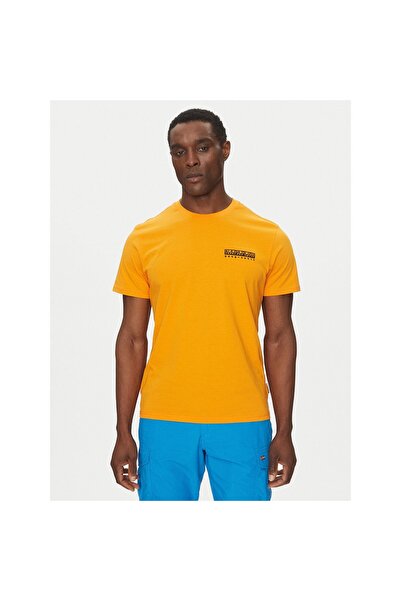Napapijri Tricou bărbătesc NP0A4ILXA701 Portocaliu