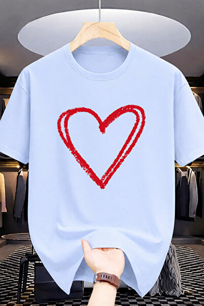 Pink Sky Premium Oversize T-Shirt 100% Cotton Unisex Comfortable Fit Trending...