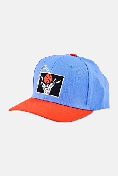 Mitchell and Ness قبعة مطرزة للرجال من ديترويت ريد وينجز، زرقاء اللون، من الد...