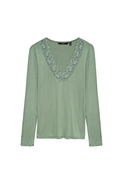 Vero Moda Bluză de damă 10298832 Verde