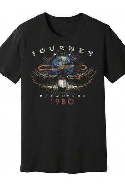 799 تي شيرت رجالي مضحك بأكمام قصيرة من Journey Departures Album Tour 1980 |  ...