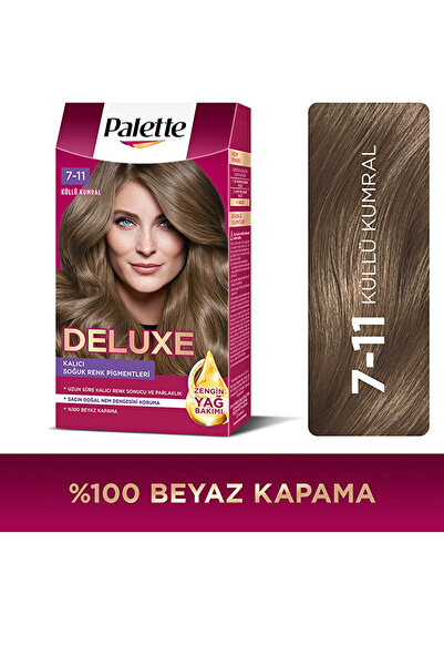 Palette Deluxe 7-11 Küllü Kumral Zengin Yağ Bakımı Kit Saç Boyası