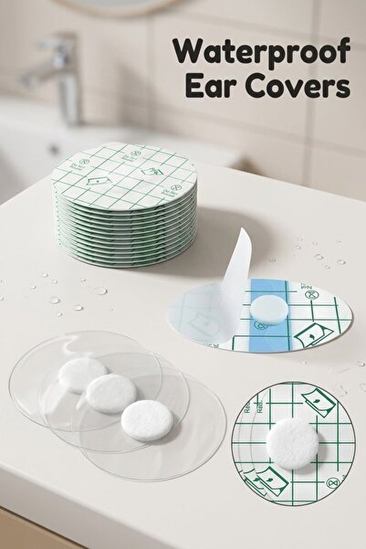 Generic 60pcs Pu Waterproof Ear Covers Stickers Shower Swimming Disposable Br...