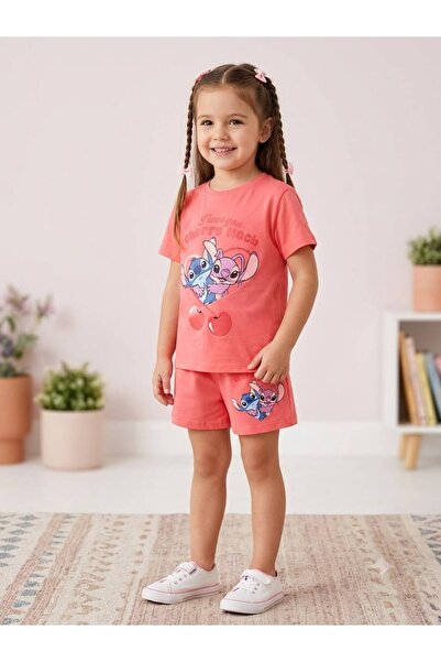 MonAlisa Kids Girl's Character Printed Shorts Set