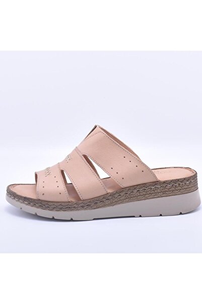 Gusse Maize Women's Genuine Leather Daily Slippers-375