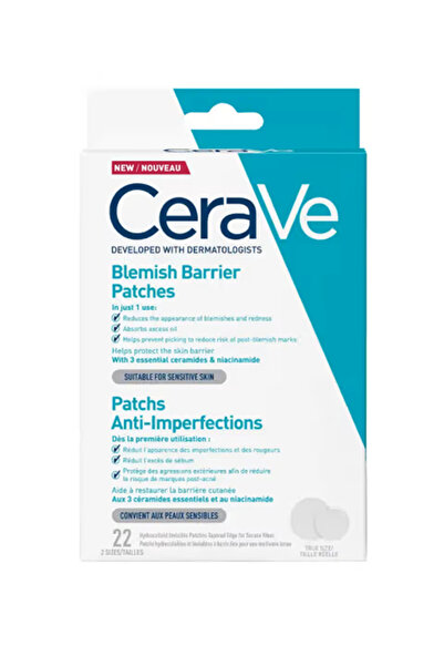 CeraVe Blemish Barrier Patches for Blemishes & Redness 22 Patches