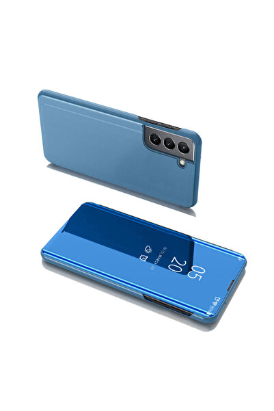OEM Θήκη Clear View για Samsung Galaxy S22 Plus - Μπλε