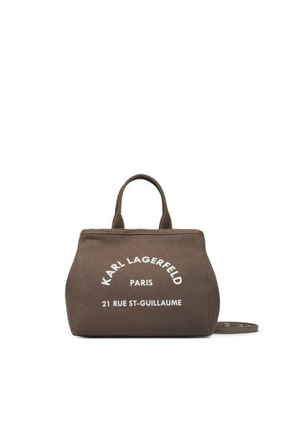 Karl Lagerfeld Γυναικεία Trapeze Mini Shopper Τσάντα Καφέ B2W50003-2PR Taupe