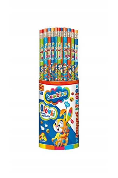 Bambino Creion cu radieră 60 bucăți Tuba