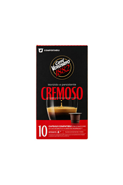 VERGNANO Caffe Cremoso Capsule Import Italia, 10 Buc, Compatibile Nespresso, ...
