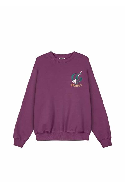 Grimey The Lower Depths Tochka Vintage Φούτερ GSW607 - Purple - s