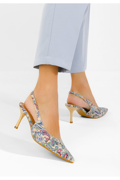 B T Shoes Ιβουάρ μπεζ παπούτσια slingback