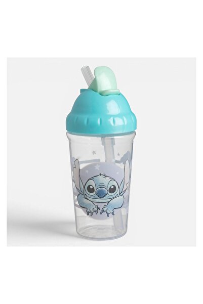 OEM Pahar copii, model Stitch, pai, albastru, 295ml – băut ușor și sigur pent...