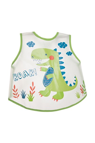 OEM Bavetă hrănire bebeluși, model dinozauri, plastic, transparent, 38x31cm –...