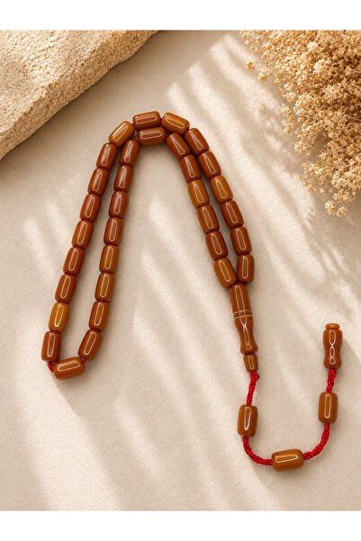 Alturki Tesbih Systematic Stick Amber Prayer Beads Capsule