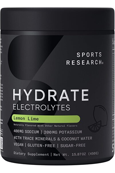 Sports Research Hydrate Jars - Sugar-Free & Naturally Flavored with Vitamins,...