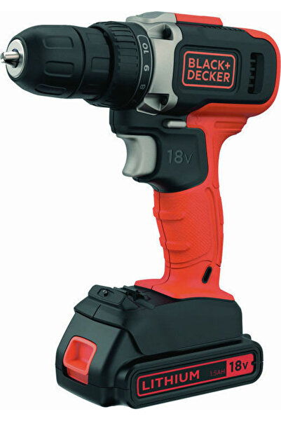 Black&Decker Μπλακ εντ Ντεκερ BCD002C1 Ασύρματο Δράπανο 18V 1x1.5Ah Μπαταρία