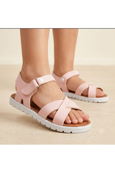 Bold Boutique Girls' Sandals with Velcro Fasteners Children's Sandals