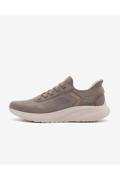 SKECHERS BOBS SQUAD CHAOS - SOLID STEP Erkek Bej Spor Ayakkabı 118312 DKTP
