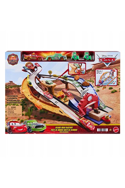 Mattel Interactive Mașini de curse cu vehicule de urgență și obstacole