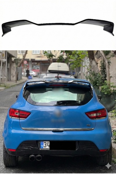 CLIO Renault 4 Uyumlu Boyasız ABS Plastik Spoiler