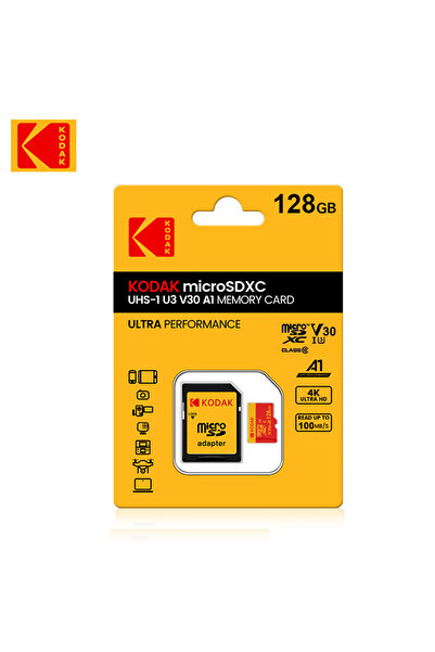 Choice1 Kodak 128 GB KODAK 128GB Micro SD Card U3 V30 256GB 64GB 32GB 4K High...