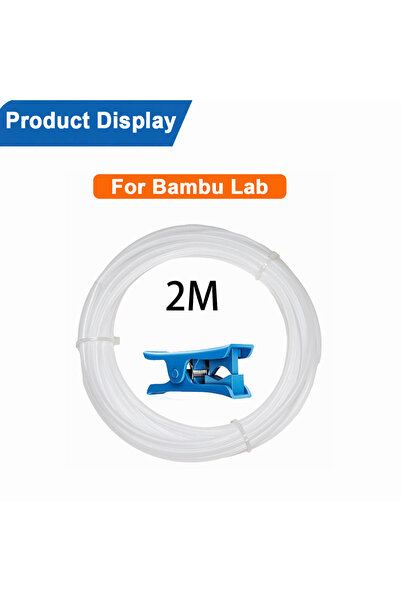 Choice1 2M PTFE Tube Ultra-Smooth PTFE Tube for Bambu Lab A1/A1 Mini AMS/P2S/...