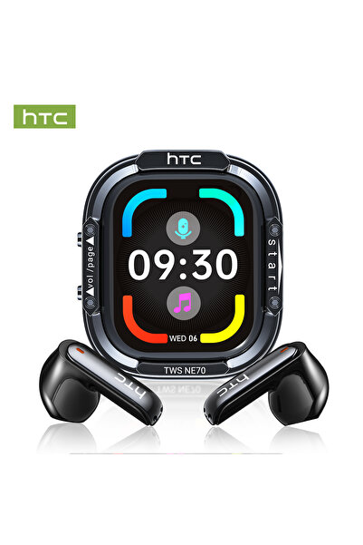 Choice1 Black Bluetooth Wireless Headset HTC NE70 AI Real-Time Translator Ear...