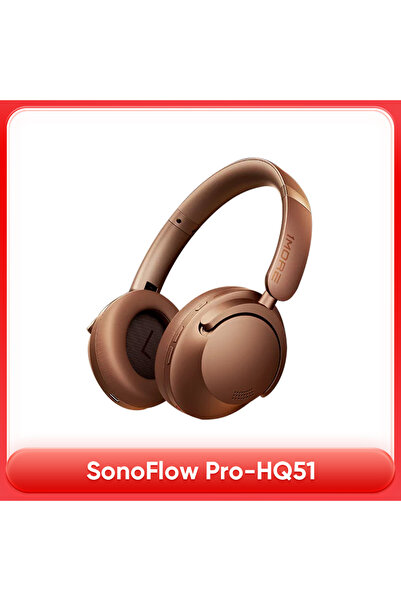 Choice3 Brown 1MORE SonoFlow Pro HQ51 ANC Headphones Bluetooth 5.4 Hi-Res LDA...