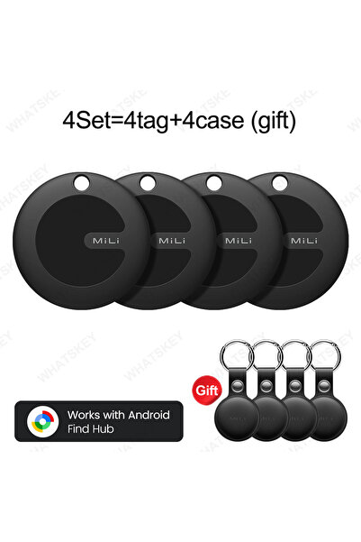 Choice3 Black-4set 1-4Pcs MiLi Mitag Go GPS Tracker Android Finder Compatible...