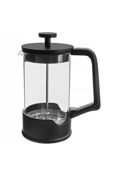 Orion Piston Filter 650 ml NEGRU Presă franceză din sticlă și oțel