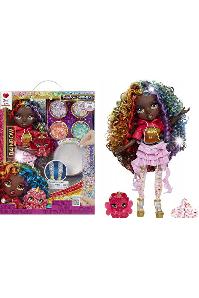 Rainbow High Slime Strălucitor Colorat Păpușă Iris 28 cm 122432