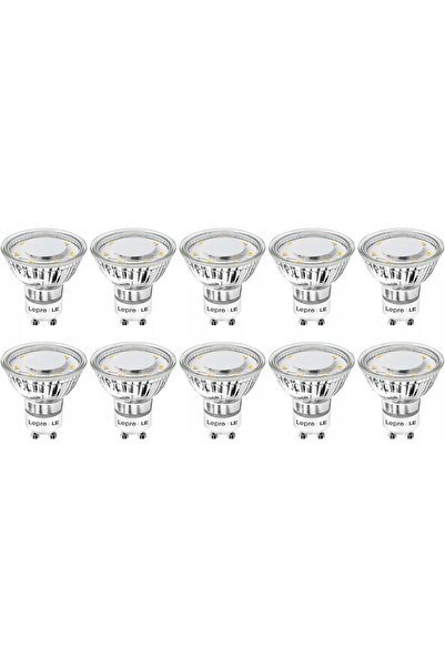 LEPRO Becuri LED GU10 4W=50W 2700K Alb Cald 325 Lumeni 10 Bucăți
