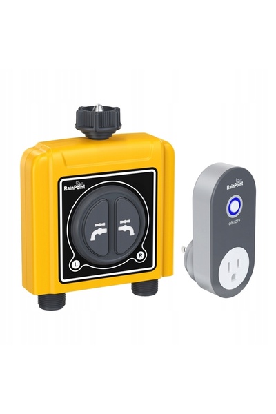 RAINPOINT Controler de irigații WiFi cu 2 zone pentru grădină TTV203FRF