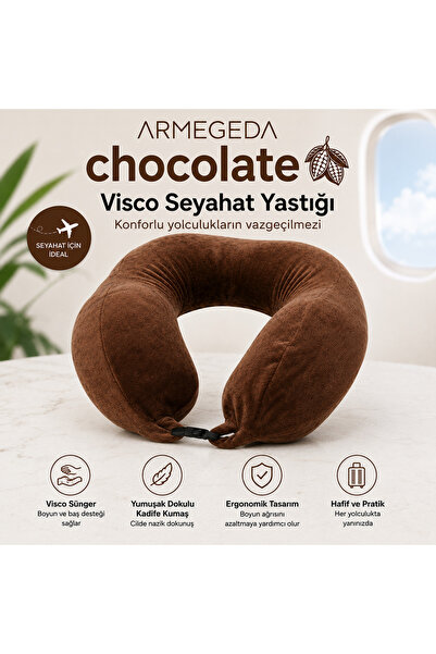 Armegeda Chocolate Visco Seyahat Yastığı