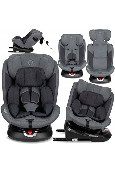 MOMIDEA Scaun auto Momi Emi Gri 360 °   I-Size 0-36kg Isofix Top Tether