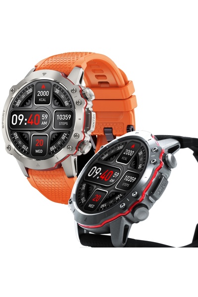 NO BRAND Smartwatch Kiano Watch Sport argintiu