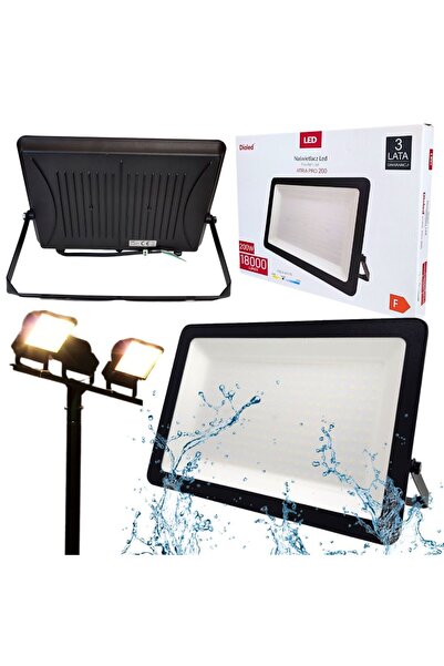 NO BRAND Proiector LED Pro Halogen de exterior 200W 4000K Neutră 18000Lm Rezi...