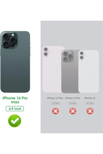NO BRAND Husă din piele Arae tip flip cover pentru iPhone 16 Pro Max RFID ver...