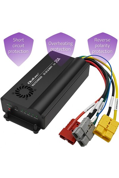 NO BRAND Încărcător Qoltec 12V DC-DC cu regulator MPPT |   25A |   Lifepo4 Ag...